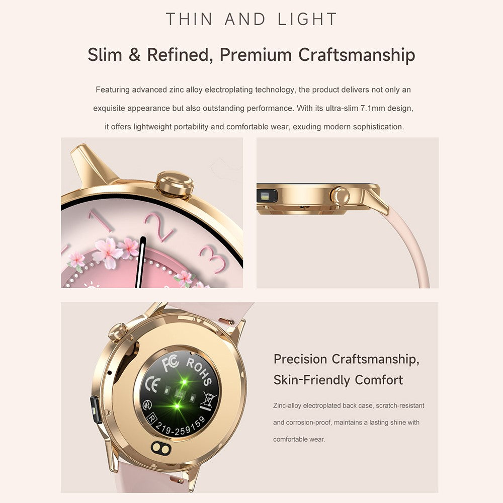 G34 1.32 Inch AMOLED Screen Smart Watch Health Monitor Bluetooth-Compatible Call Fitness Tracker Watch
