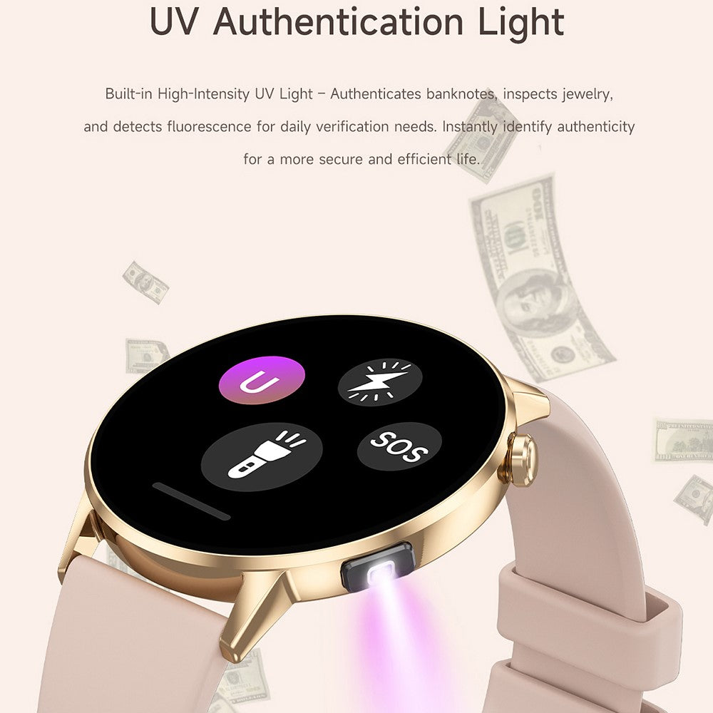 G34 1.32 Inch AMOLED Screen Smart Watch Health Monitor Bluetooth-Compatible Call Fitness Tracker Watch