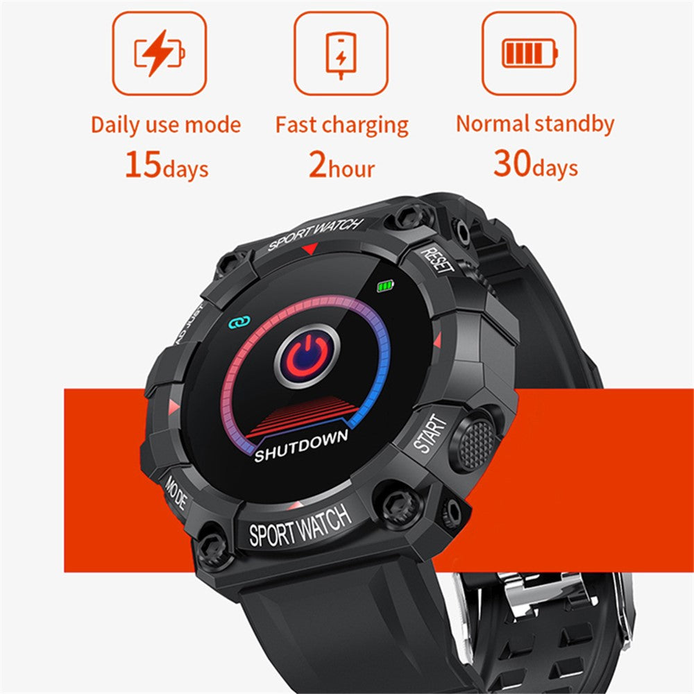 FD68S / Y56 1.3 inch Round Screen Bluetooth-compatible Smart Watch Waterproof Heart Rate Health Monitoring Sport Smart Bracelet