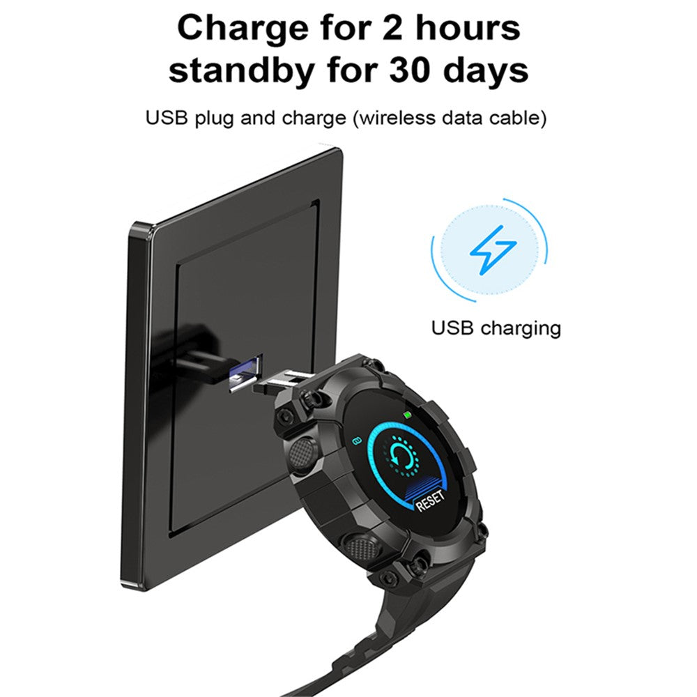 FD68S / Y56 1.3 inch Round Screen Bluetooth-compatible Smart Watch Waterproof Heart Rate Health Monitoring Sport Smart Bracelet
