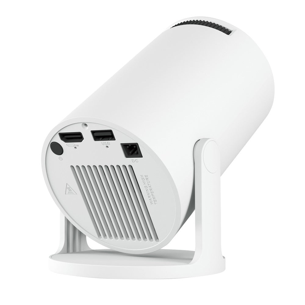 HY300 Pro+ Android 11.0 Mini Projector WiFi6 Bluetooth-Compatible 5.4 HD 720P 170 ANSI Lumens Home Theater Projector