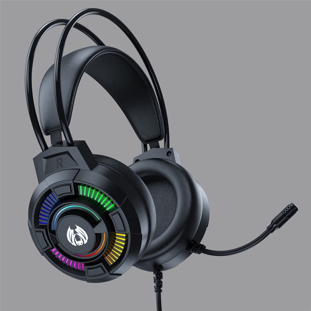 BATXELLENT H81 RGB Wired Headset Adjustable Gaming Headphone Noise Canceling Earphone with Mic for PC, Laptops, Mobile Phones