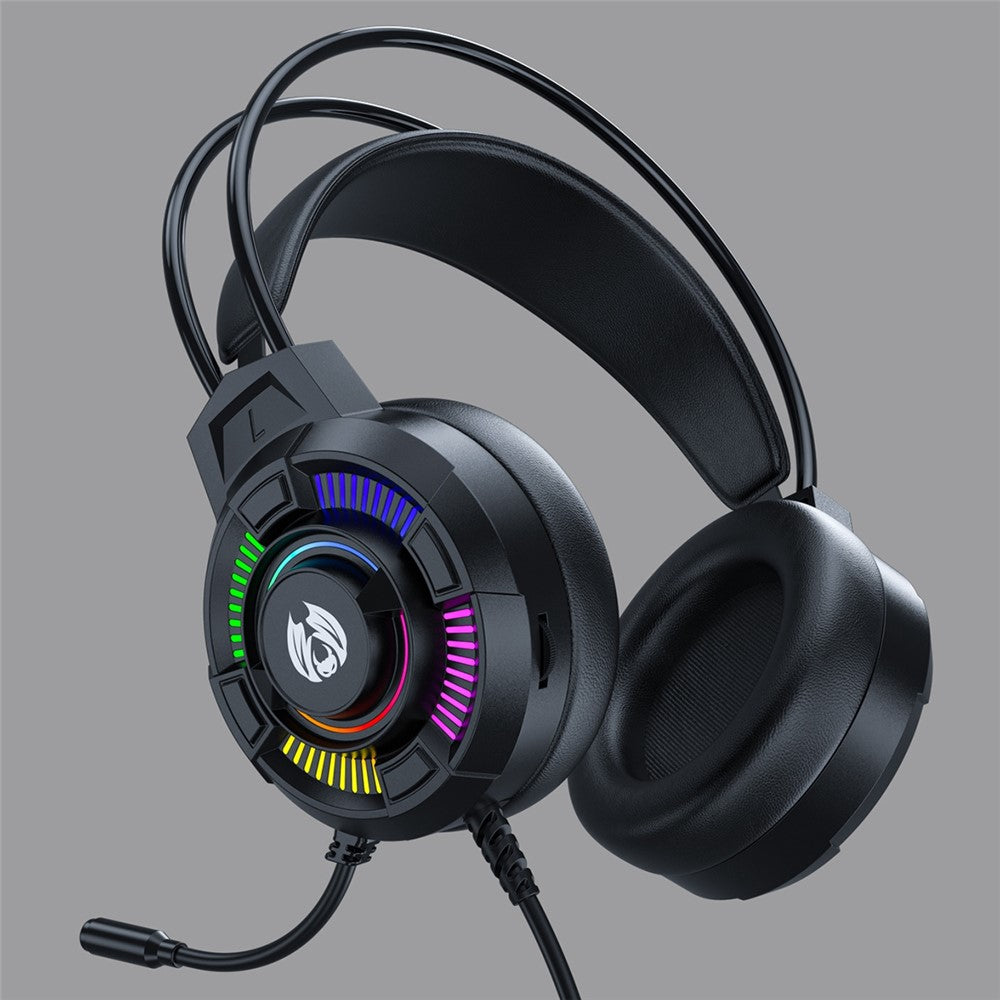 BATXELLENT H81 RGB Wired Headset Adjustable Gaming Headphone Noise Canceling Earphone with Mic for PC, Laptops, Mobile Phones
