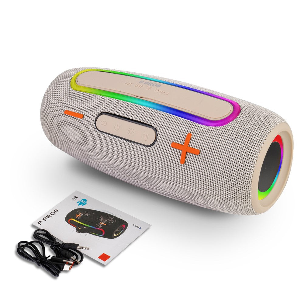 PRO9 Wireless TWS Bluetooth-Compatible Speaker IPX6 Waterproof Portable Outdoor Boombox