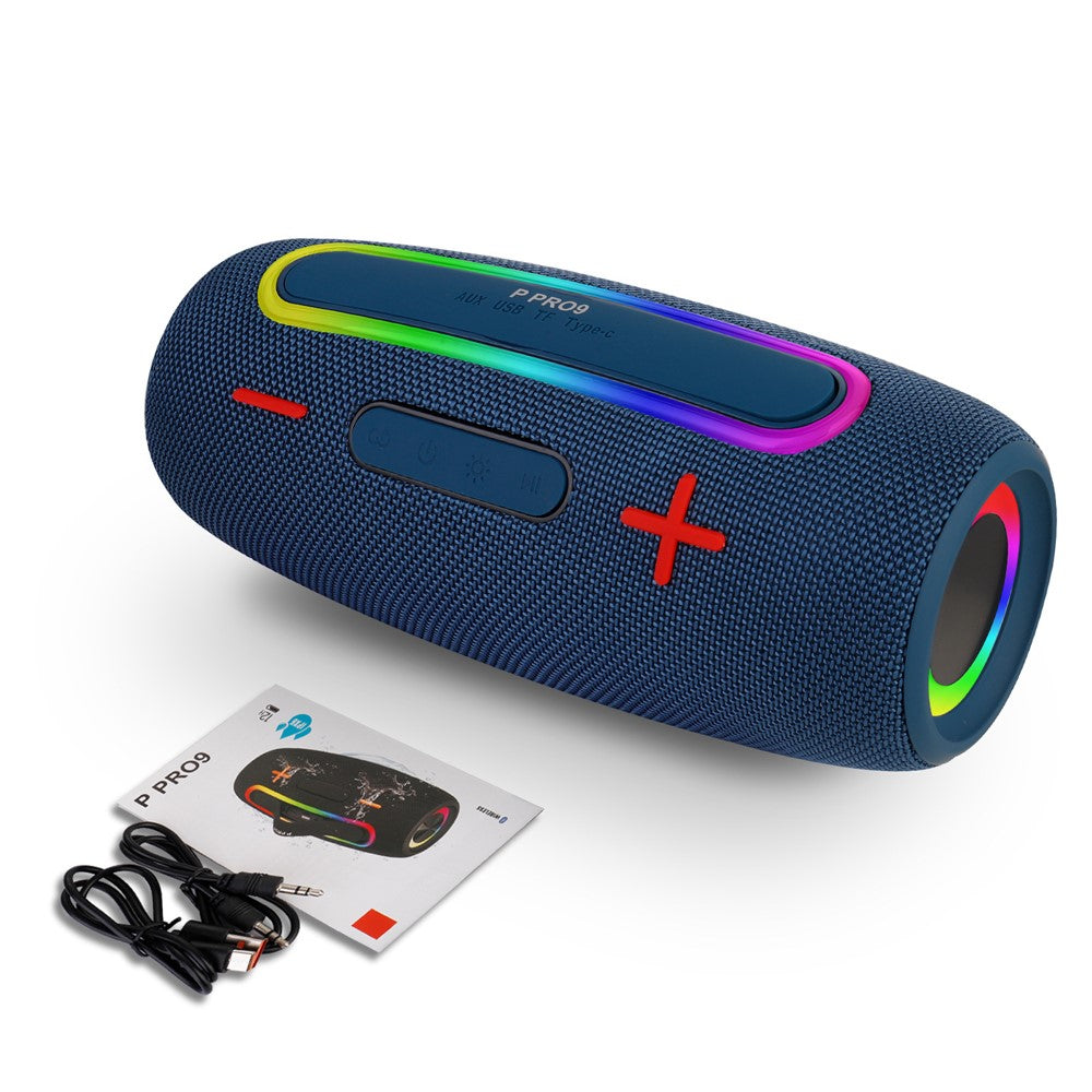 PRO9 Wireless TWS Bluetooth-Compatible Speaker IPX6 Waterproof Portable Outdoor Boombox